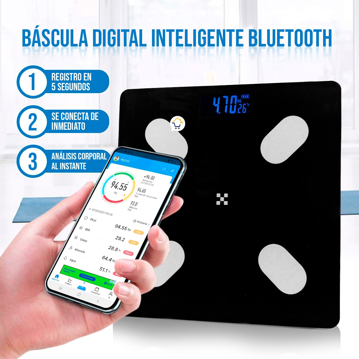 BÁSCULA PERSONAL DIGITAL