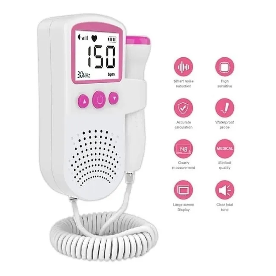 Monitor de Latidos de Bebé Fetal Doppler